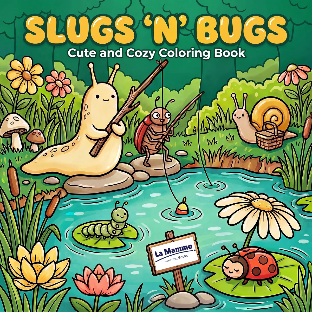 Slugs 'N' Bugs - Creepy Crawlies Coloring Book